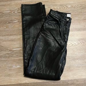 Aritzia melania leather pants